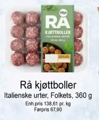 Joker Folkets kjøttboller tilbud