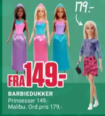Europris Barbie dukke tilbud