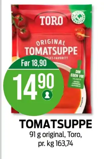 Kiwi Toro tomatsuppe tilbud