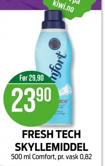 Kiwi Comfort tøymykner tilbud