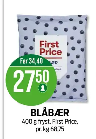 Kiwi First price blåbær tilbud