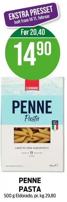 Kiwi Eldorado penne pasta tilbud