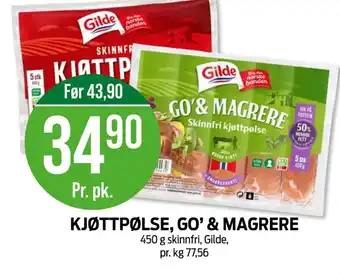 Kiwi Gilde kjøttpølser tilbud
