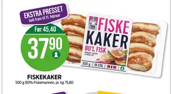 Kiwi Fiskemannen fiskekaker tilbud
