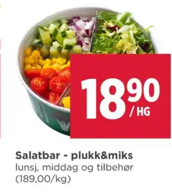 Meny Ukjent salat tilbud
