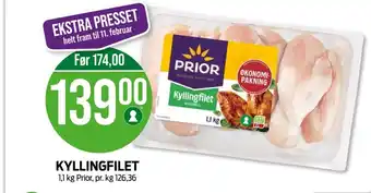 Kiwi Prior kyllingfilet tilbud