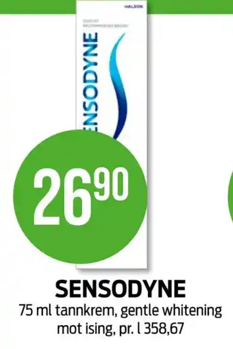 Kiwi Sensodyne tannkrem tilbud