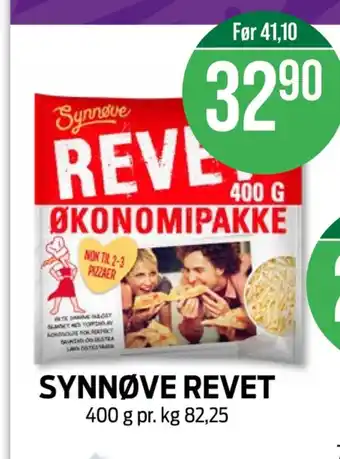 Kiwi Synnøve finden revet ost tilbud