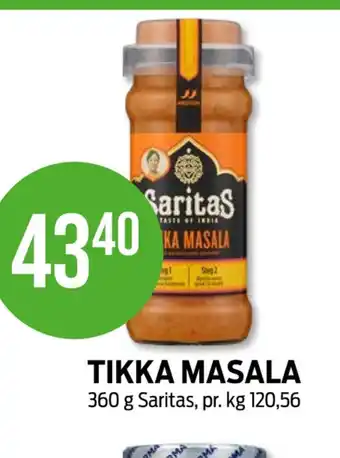 Kiwi Saritas tikka masala saus tilbud