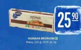 Rema 1000 Wasa husman knekkebrød tilbud