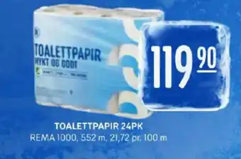 Rema 1000 Rema 1000 toalettpapir tilbud