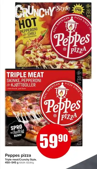 Eurospar Peppes pizza pizza tilbud