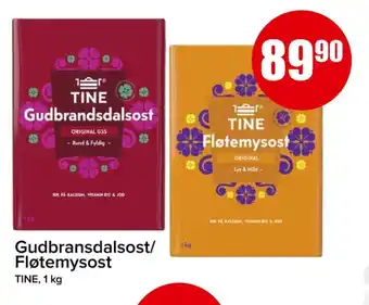 Eurospar Tine gudbrandsdalsost tilbud