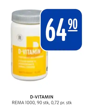 Rema 1000 D-vitamin tilbud