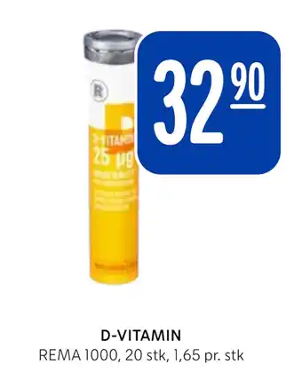 Rema 1000 D-vitamin tilbud