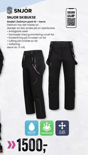 Sport Outlet Snjor skibukse tilbud