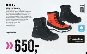 Sport Outlet Kote vintersko tilbud