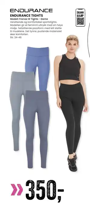Sport Outlet Endurance tights tilbud