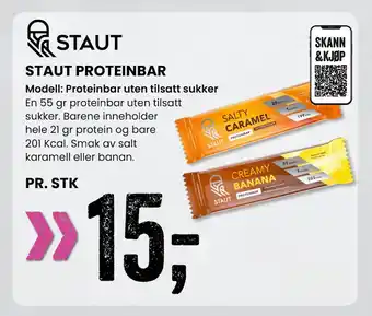 Sport Outlet Staut proteinbar tilbud
