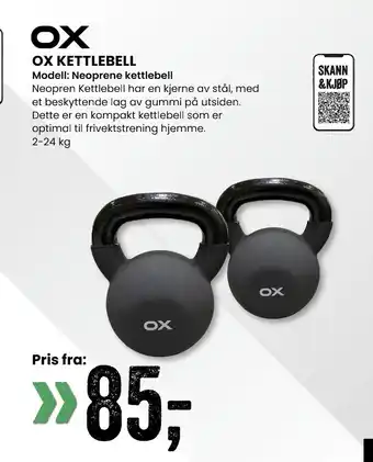 Sport Outlet Ox kettlebell tilbud
