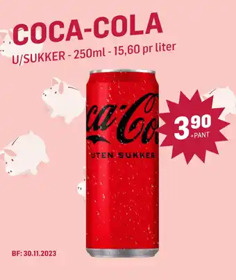 Holdbart COCA-COLA tilbud