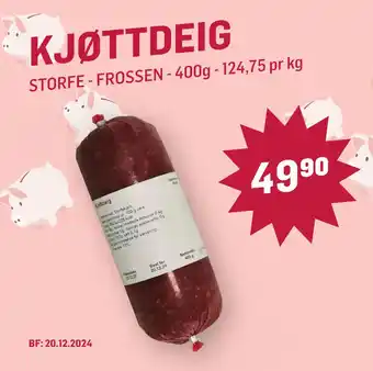 Holdbart KJØTTDEIG tilbud