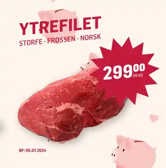 Holdbart YTREFILET tilbud