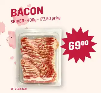 Holdbart BACON tilbud