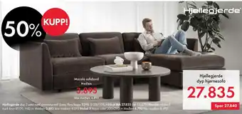 Fagmøbler Hjellegjerde dyp hjørnesofa tilbud