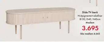 Fagmøbler Slide TV-benk tilbud