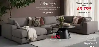 Fagmøbler Thanos hjørnesofa tilbud