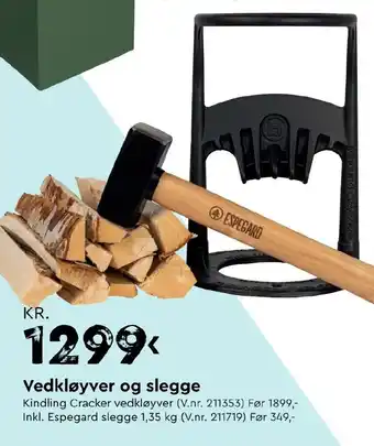 Mekk Vedkløyver og slegge tilbud