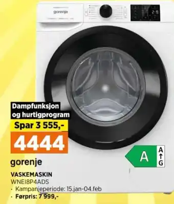 POWER VASKEMASKIN tilbud