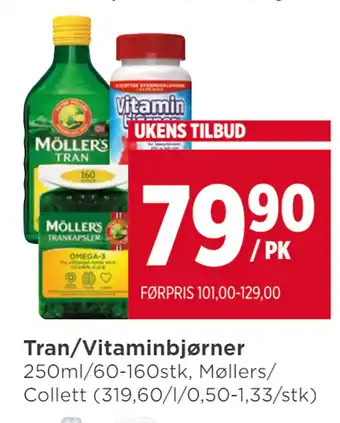 Meny Tran/Vitaminbjørner tilbud