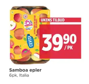 Meny Cevita epler tilbud