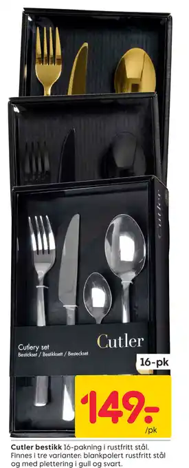 Rusta Cutler bestikk tilbud