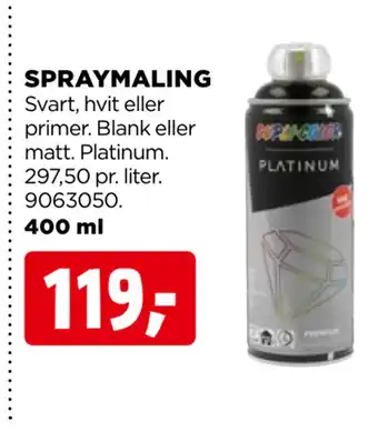 jem & fix SPRAYMALING tilbud