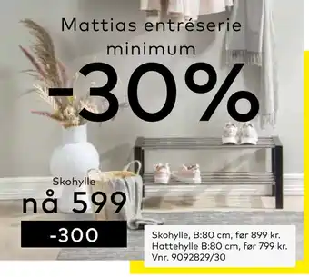 Skeidar Skohylle tilbud