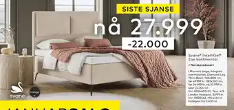 Skeidar Svane IntelliGel Zoe kontinental tilbud