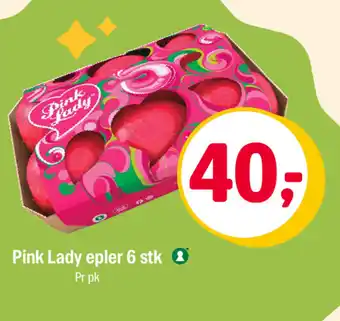 Coop Extra Pink Lady epler 6 stk tilbud