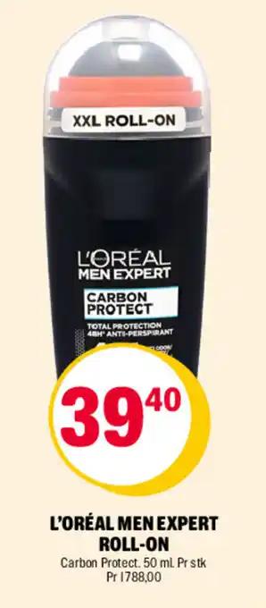 Coop Extra L'ORÉAL MEN EXPERT ROLL-ON tilbud