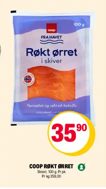 Coop Extra COOP RØKT ØRRET O tilbud