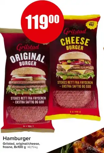 Spar Hamburger tilbud