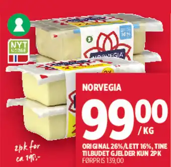 Meny NORVEGIA tilbud