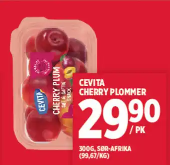 Meny CEVITA CHERRY PLOMMER tilbud