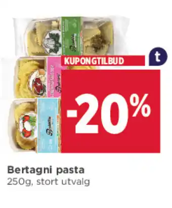Meny Bertagni pasta tilbud
