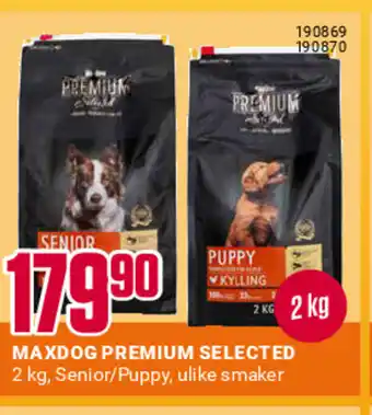 Europris MAXDOG PREMIUM SELECTED tilbud