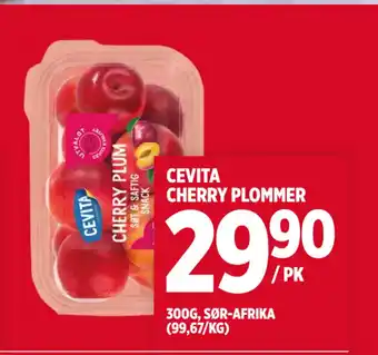 Meny CEVITA CHERRY PLOMMER tilbud