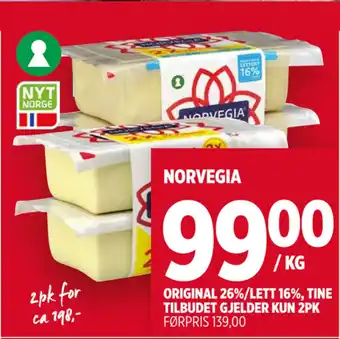 Meny NORVEGIA tilbud