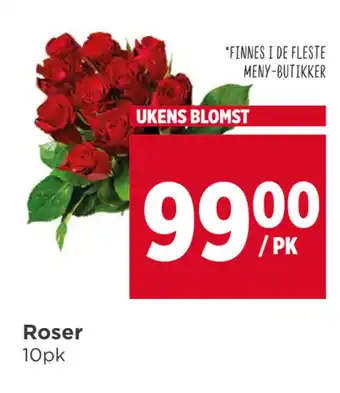 Meny Roser tilbud